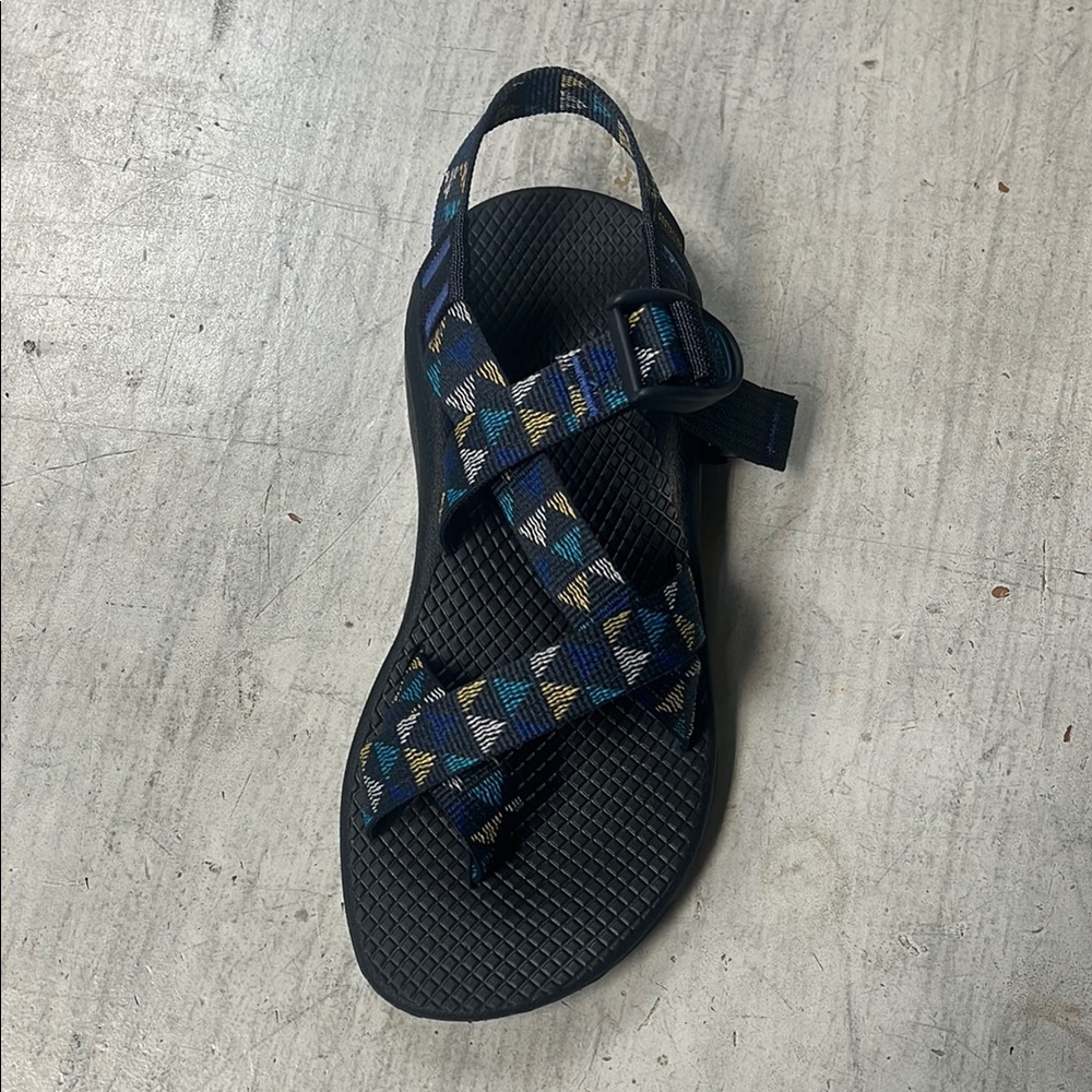 Patterned Sandal with Adjustable Strap